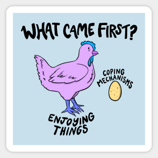 Chicken or Egg Sticker